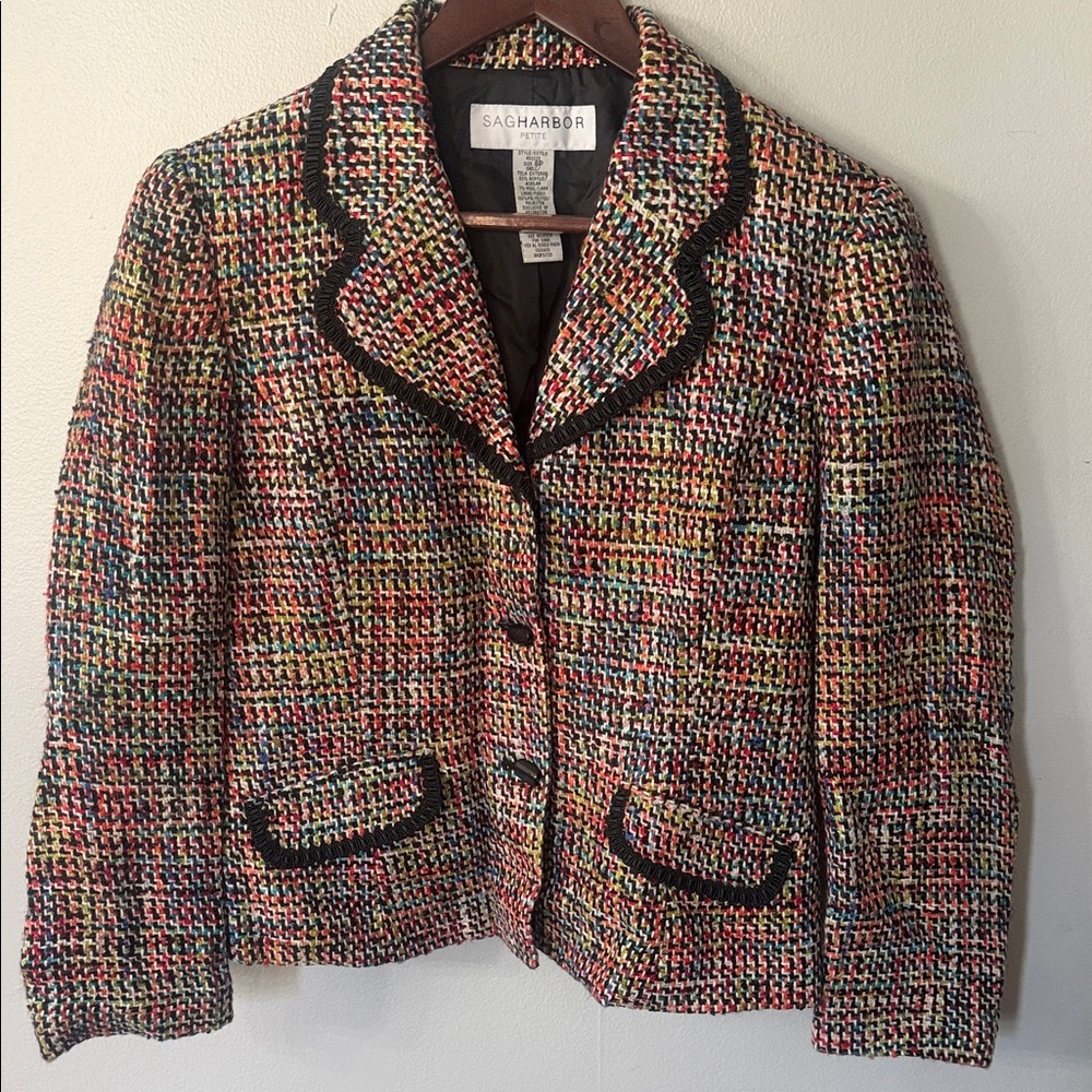Vintage Tweed Blazer | Classic Luxe Look